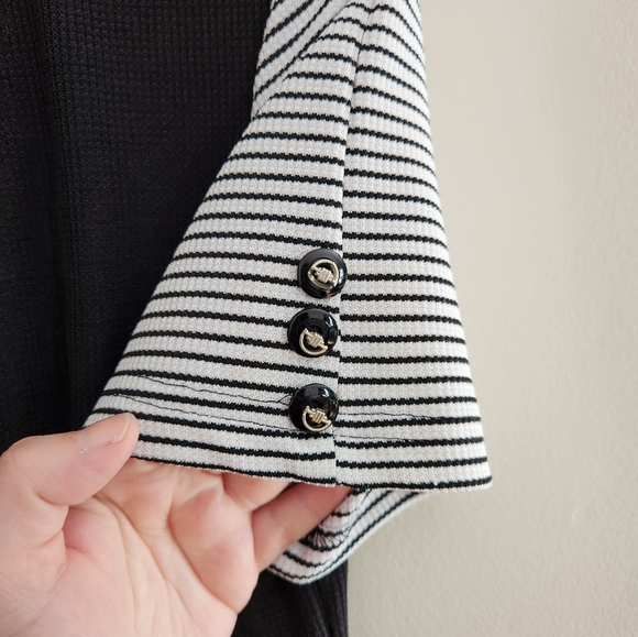 Stripped bodycon dress built in vest. - Picture 6 of 6